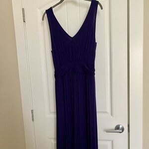Navy Sleeveless Maxi Dress - Size M